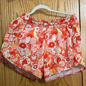Bright Floral Athletic Shorts